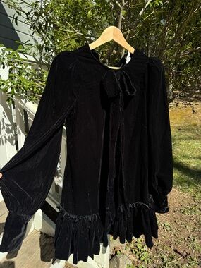 Vampire’s Wife x H&M Velvet Bow-Front Women's Dress